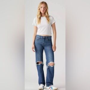 Levi’s LOW PRO WOMEN'S JEANS Distressed sz 27